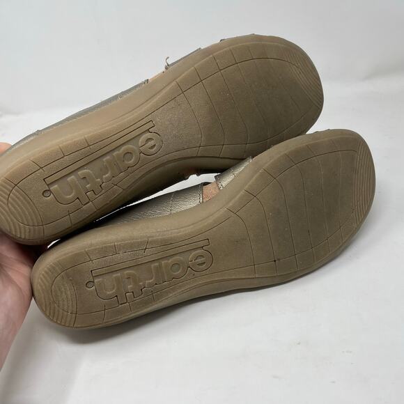 Earth Origins Bea Comfort Gladiator Slip on Sandals Shoes metallic Platinum 12 - Picture 8 of 12